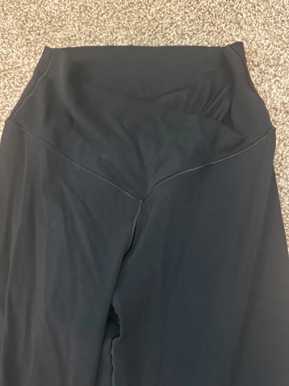Offline by Aerie Crossover Flare Leggings Long Inseam Black Size M - Picture 2 of 2